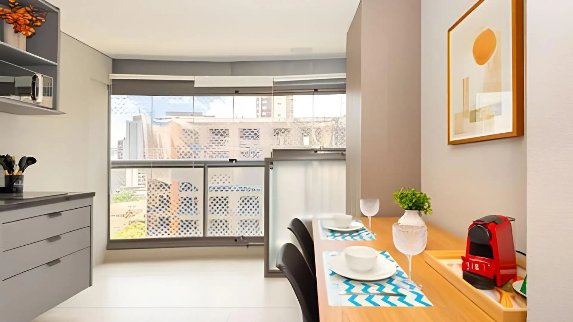 Apartment Easy Star - Belo Studio Com Cama Queen No Coracao Do Brooklin - Sc03I Sao Paulo Brazil