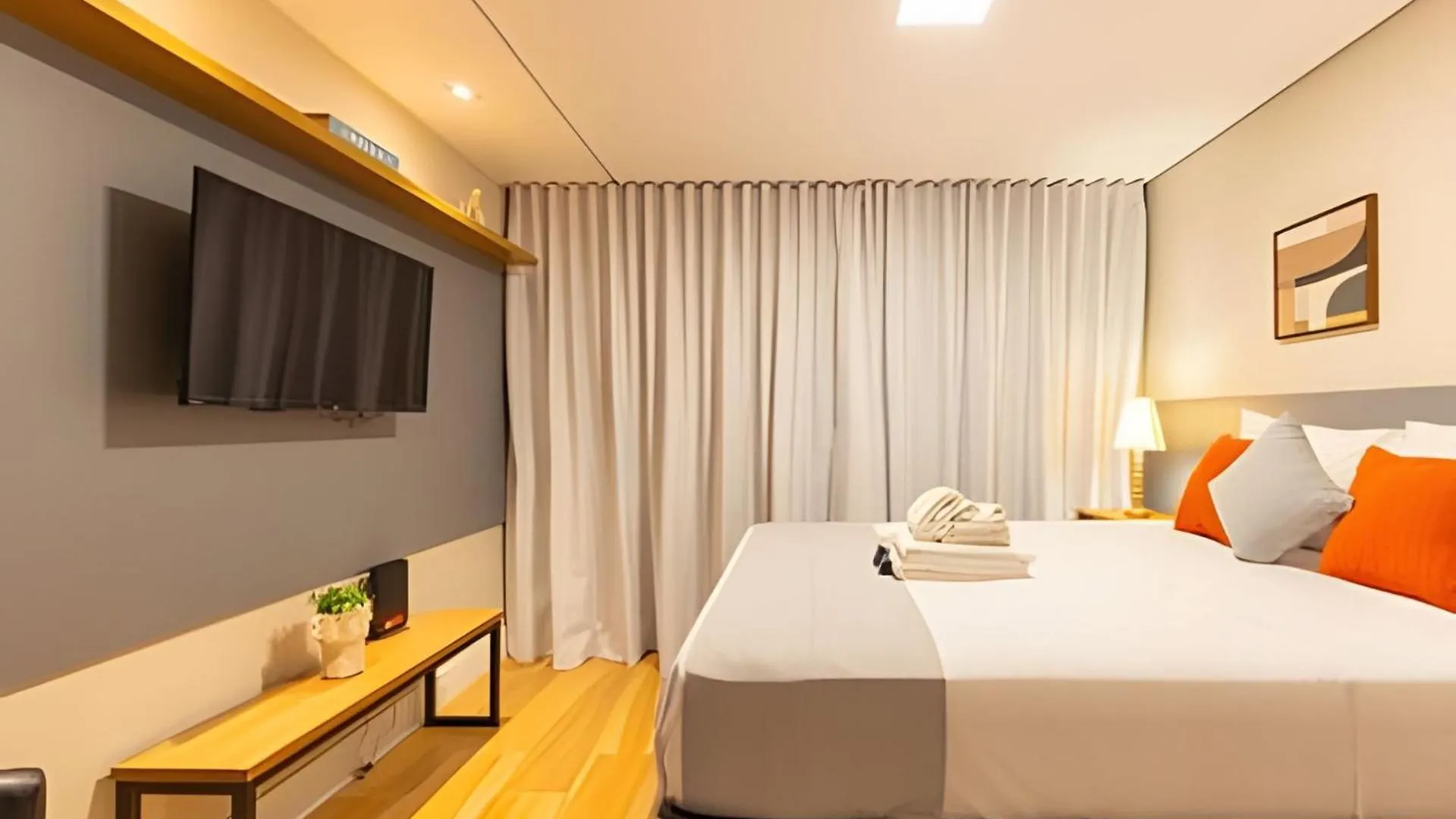 Easy Star - Belo Studio Com Cama Queen No Coracao Do Brooklin - Sc03I Sao Paulo Apartment