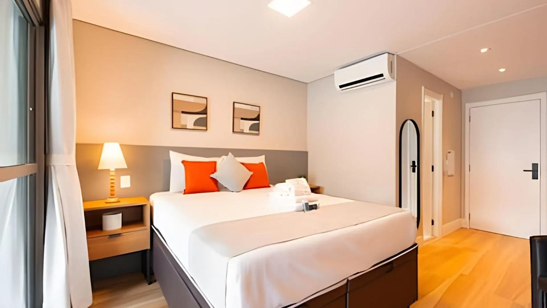 Easy Star - Belo Studio Com Cama Queen No Coracao Do Brooklin - Sc03I Sao Paulo