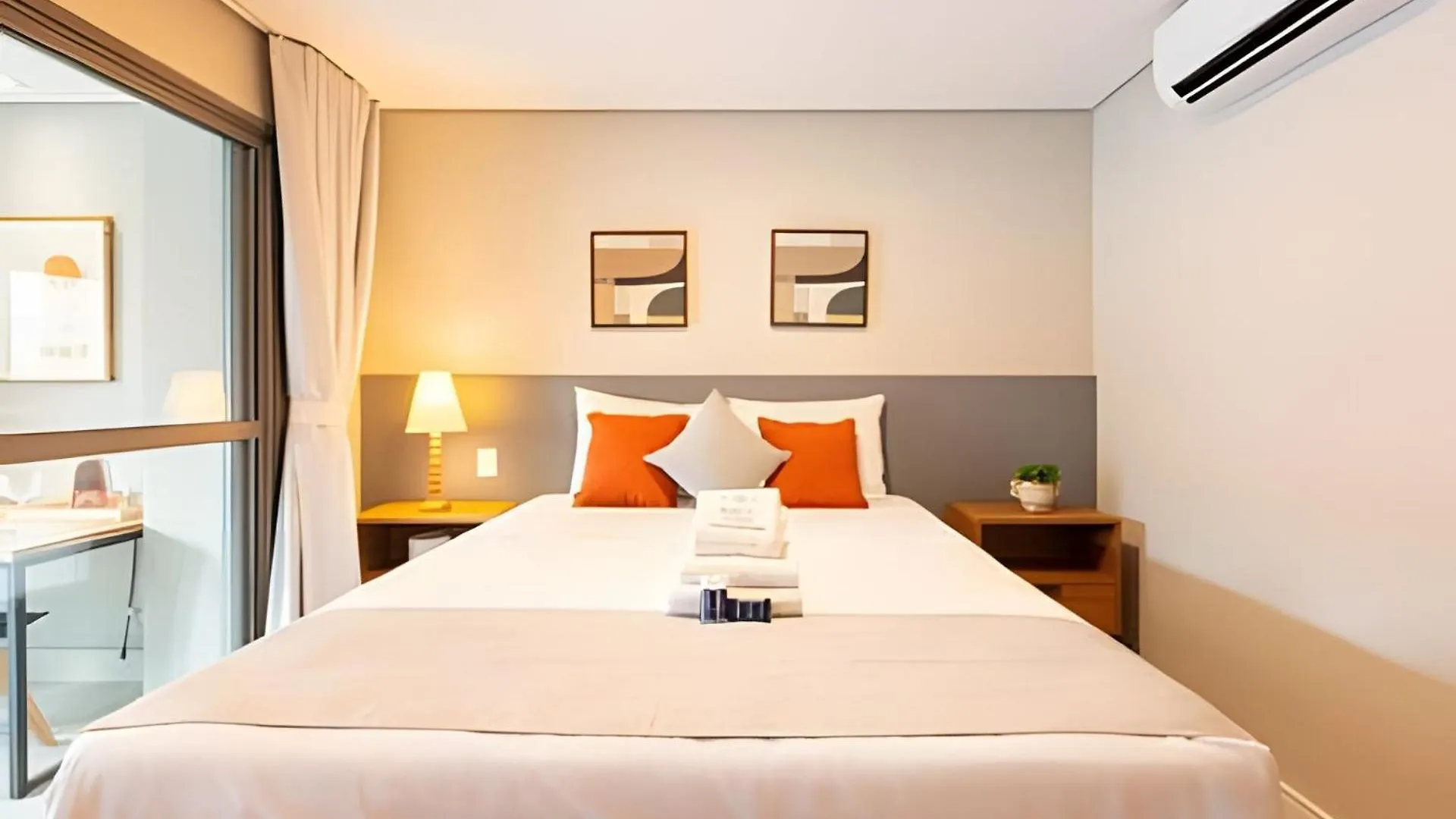Easy Star - Belo Studio Com Cama Queen No Coracao Do Brooklin - Sc03I 圣保罗 公寓